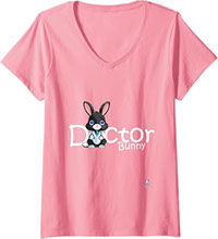 Doctor Bunny - Lapin heureux - Veterinaire