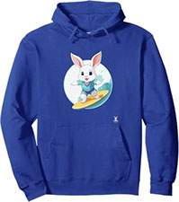 Lapin Surfeur - Lapin heureux - Surf